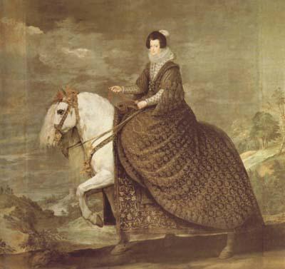 Diego Velazquez Portrait equestre de la reine Elisabeth (df02) oil painting picture